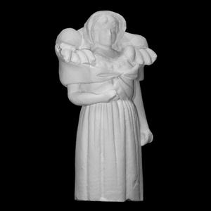 Painted Terracotta Sculpture