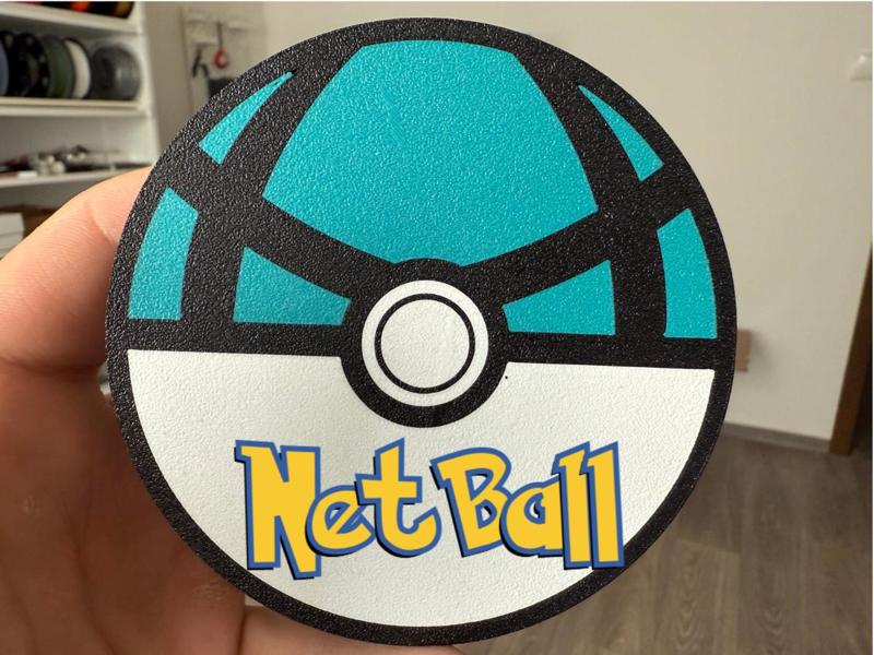 Net Ball Poke Ball coaster