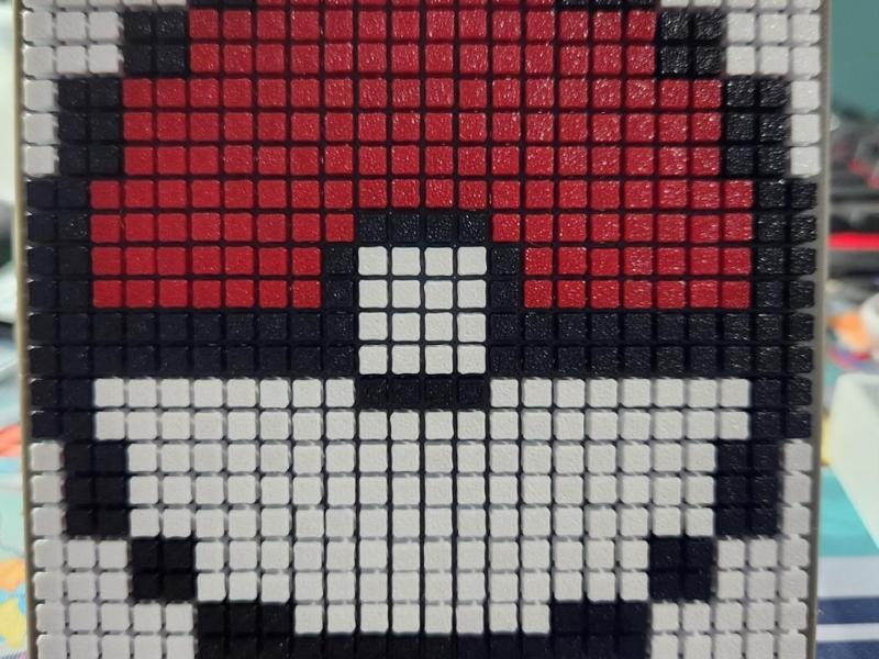 Pokeball Pixel Art Puzzle