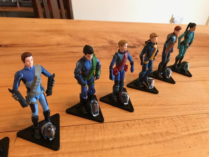 Action Figure Baseplate Stand