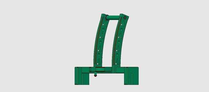 Anet a8 spool holder all 3d printed