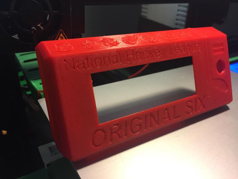 Pimp My Prusa Contest NHL Original six theme