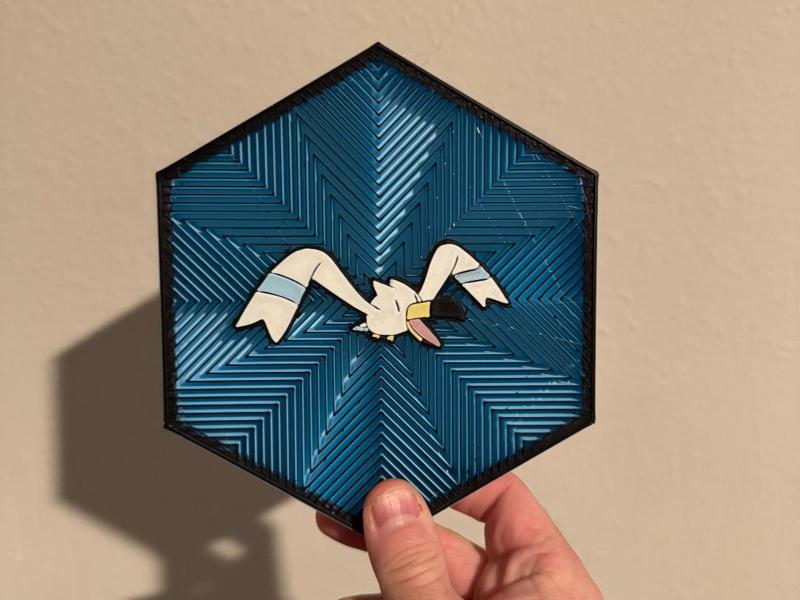 #278 Wingull Hex Wall Art