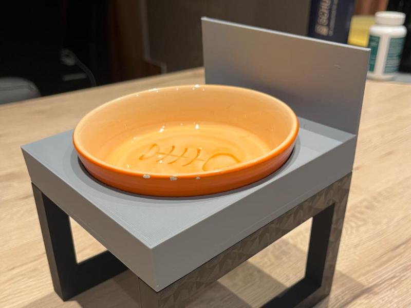 Elevated Cat Food Bowl 