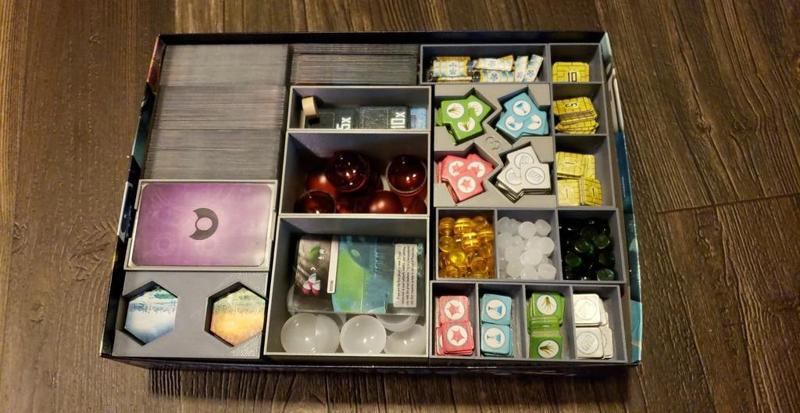 Underwater Cities Board Game Organizer