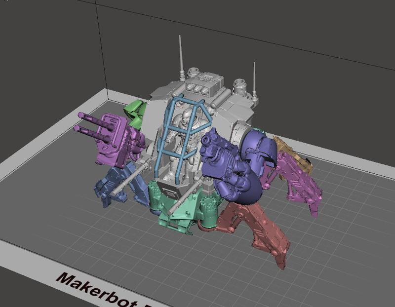 Spider Walker Space Combat Baby Stroller