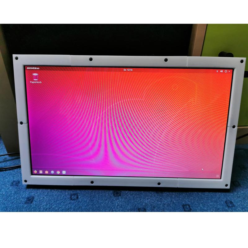 Laptop clear frame