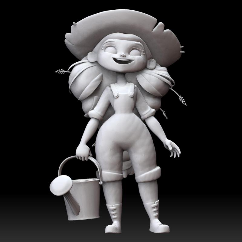 Girl gardener - Gardenerette - Gardengal