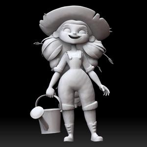Girl gardener - Gardenerette - Gardengal