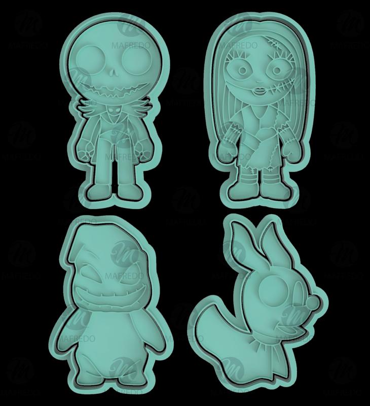 JACK'S STRANGE WORLD CUTTER FOR COOKIE AND FONDANT