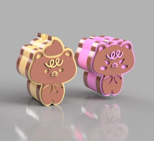 Strawtopper Cookie Bears