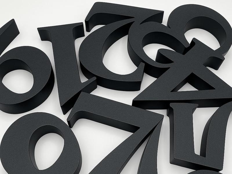 【Cutout Characters】Numbers