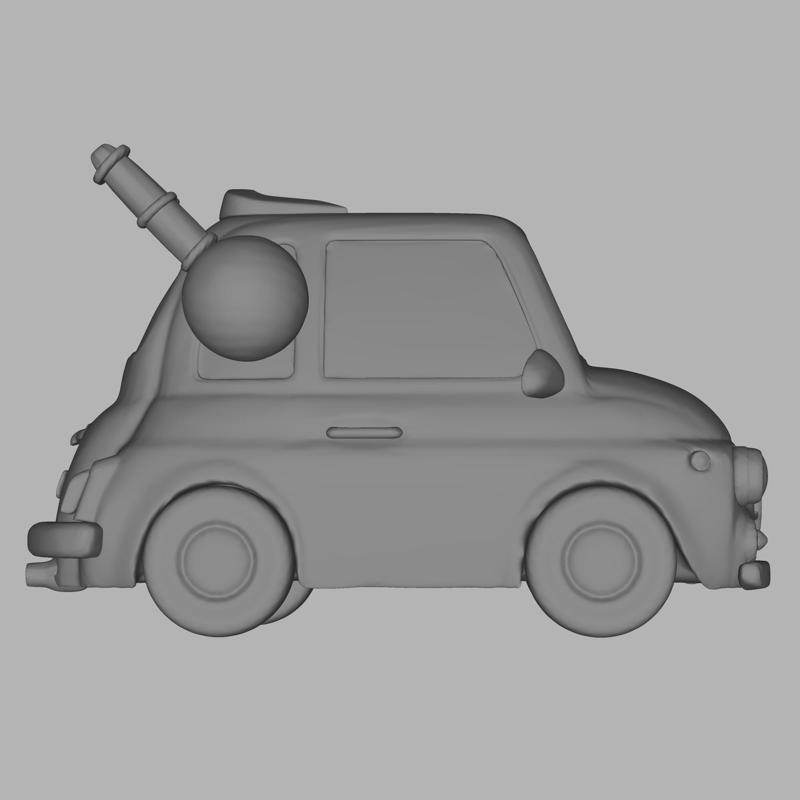 Slug Mobile - Metal Slug - 3d model to print