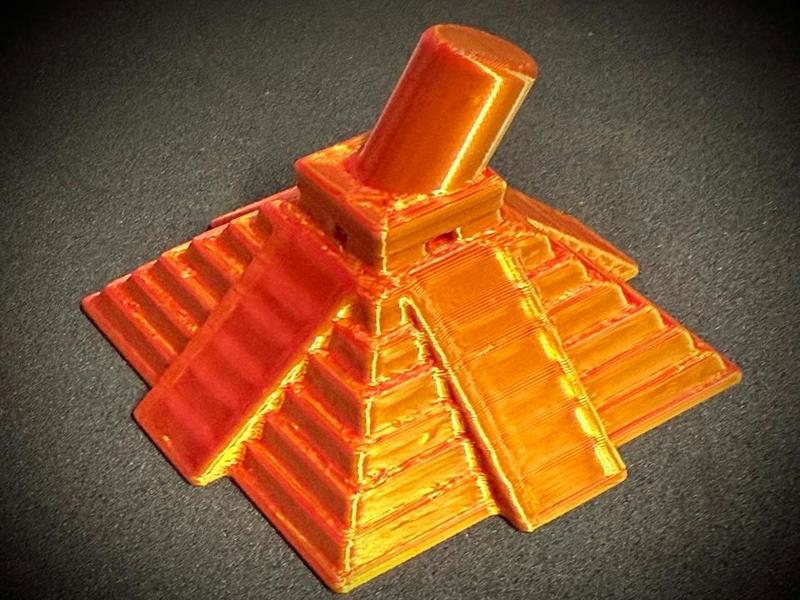 Aztec Temple Holder for Aztec Death Whistle