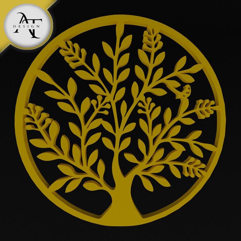 Tree - Silhouette - 2D Wall Art Decor