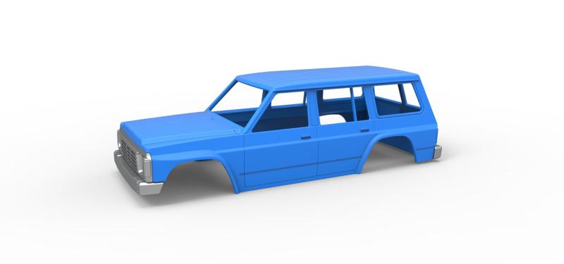 Shell of vintage SUV Version 2 Scale 1:25