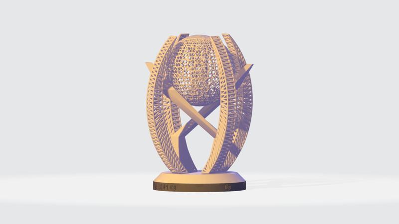 3D Printing Industry Awards Trophy 2019