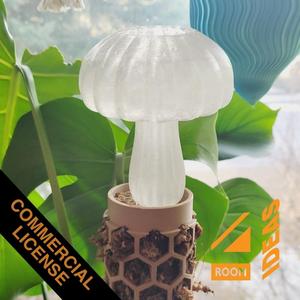 Moss Pole Watering Stake - Mushroom 1 - Commercial License