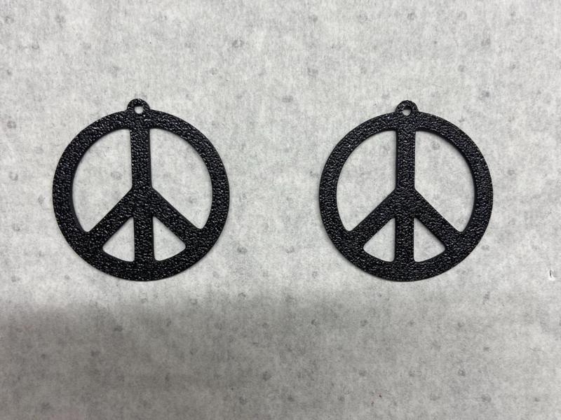 peace earrings