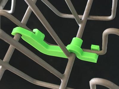 Whirlpool Dishwasher top rack plastic bracket #WPW10082853