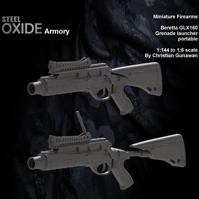 Miniature firearms Beretta GLX160 grenade launcher
