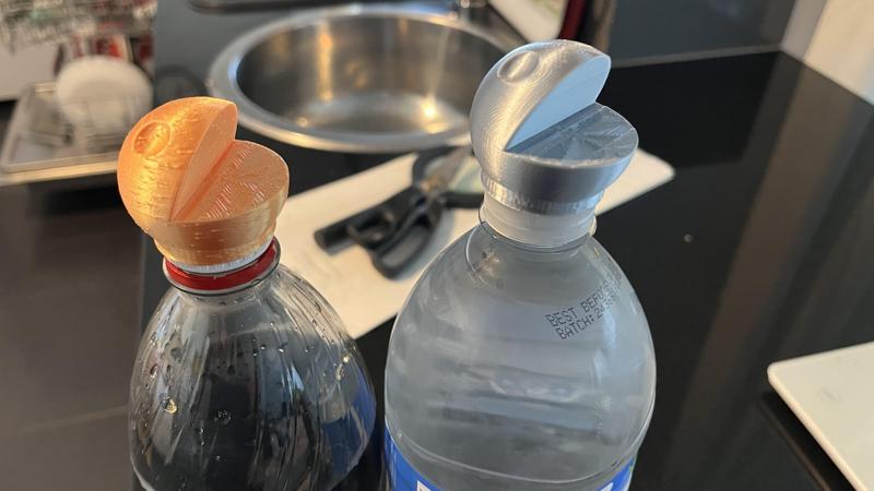 Pac-Man Bottle Cap Topper