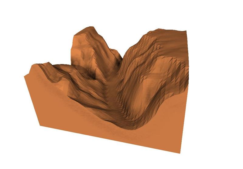 E3D+VET exercise: Valleys Types Canyon