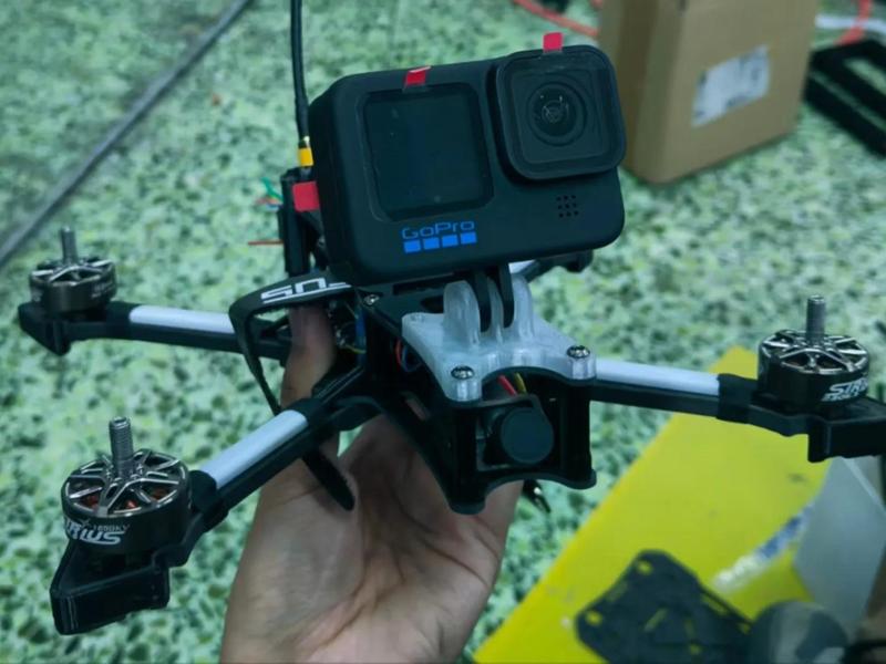 5-inch FPV drone wire management tube