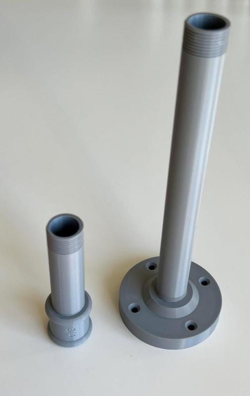 3/4" flange wallmount BSP thread