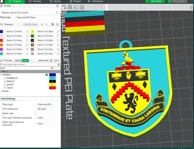 Premier League Burnley keychan badge printable and renderable