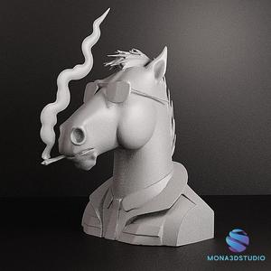 BoJack Horseman   – 3D Model + Lychee Pre-Supported STL