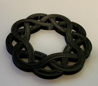 Interlocking Ring Puzzle Coaster