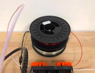 Smart and Simple Dual extrusion spool holder