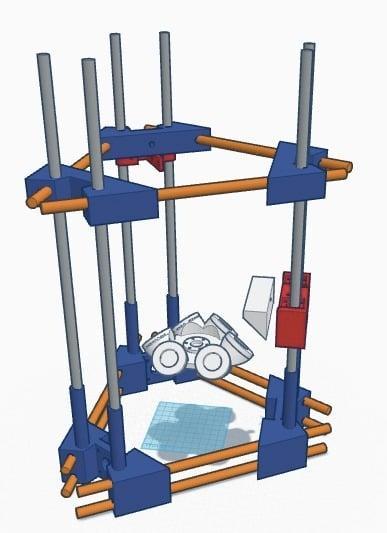 Mendock--A Mendel Style Delta Bot