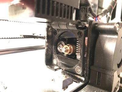 A8 Exruder Fan Mod with hinge pin