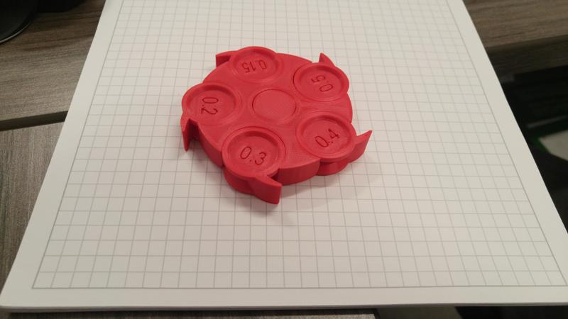 Clearance test spinner