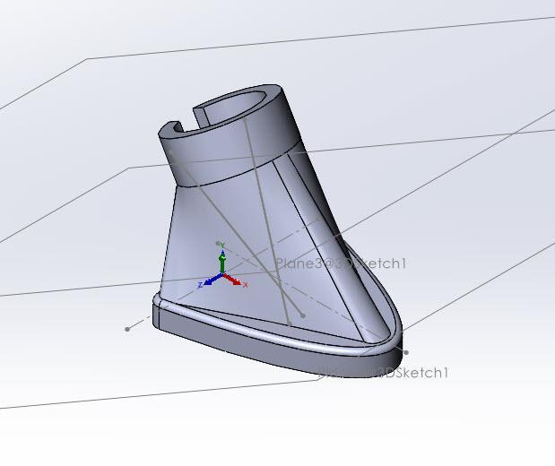 Heel for the golf bag