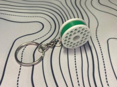 Filament spool key ring