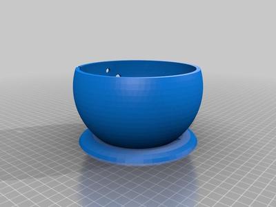 Spiral Yarn Bowl with Base