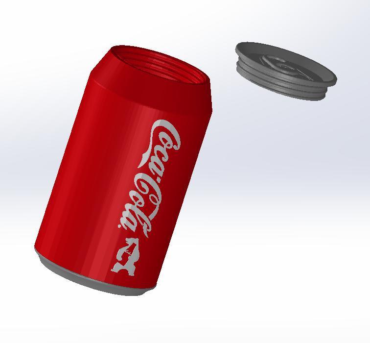 Coca Cola Christmas Can Container