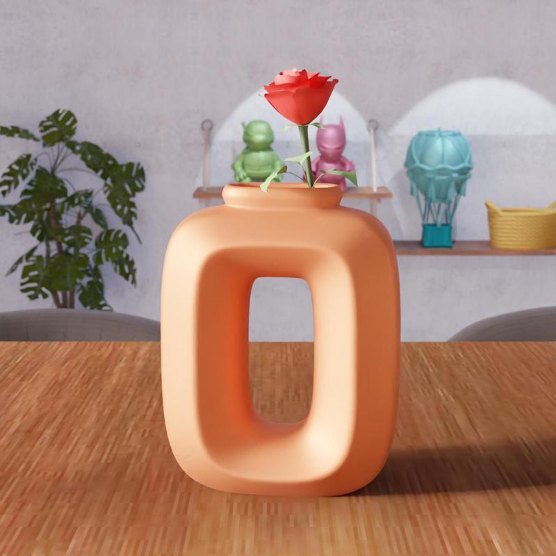 3D Modern Vase 2 STL File - 357