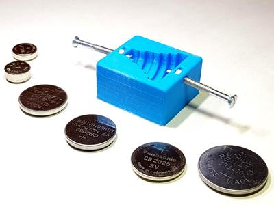 Multi-Size Button Cell Holder