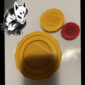 STL - Round Thread Vent port- 3D Printed -  KG Customs and Creations