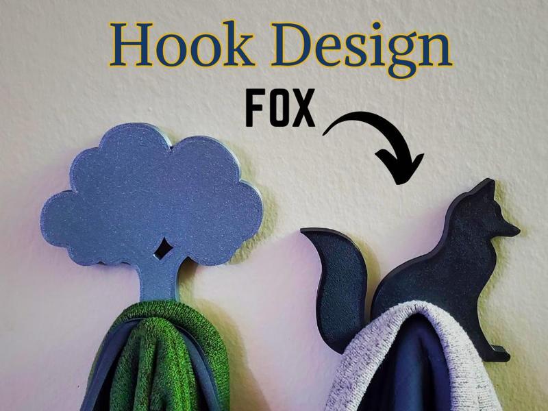 Fox Coat Hook - ZZD Changeable Coat Hook