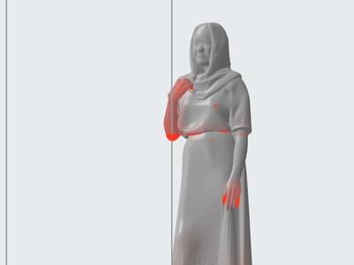 Woman in a headscarf