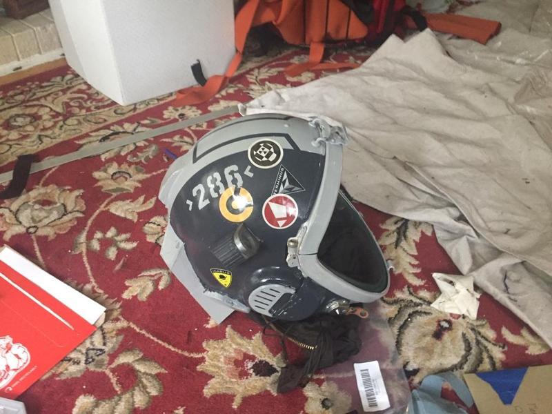Miller's belter helmet applied parts (The Expanse)