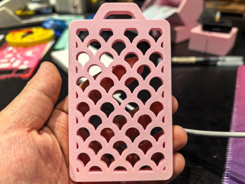 Ultra-lightweight Hollow Patterned Card Holder Clip