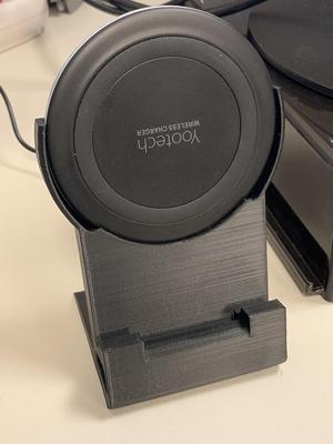 iPhone XS Max (Naked / No Case) QI Charging Stand for Yootech Pad