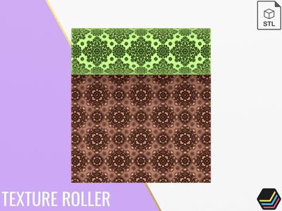 Texture Roller Polymer Clay Damascus| Solid,Hollow| Digital Files for 3D Printing