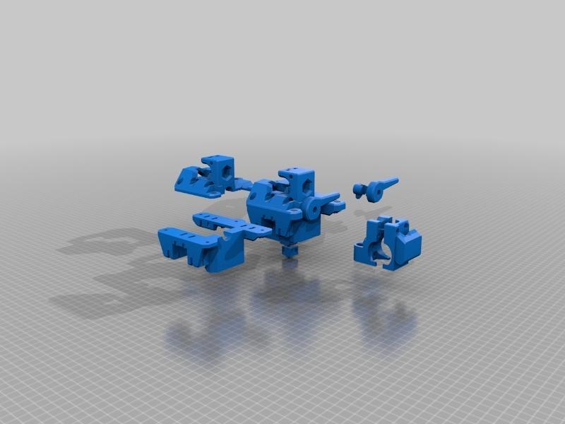 Removable Print Head X Axis Assembly for Orcabot 040